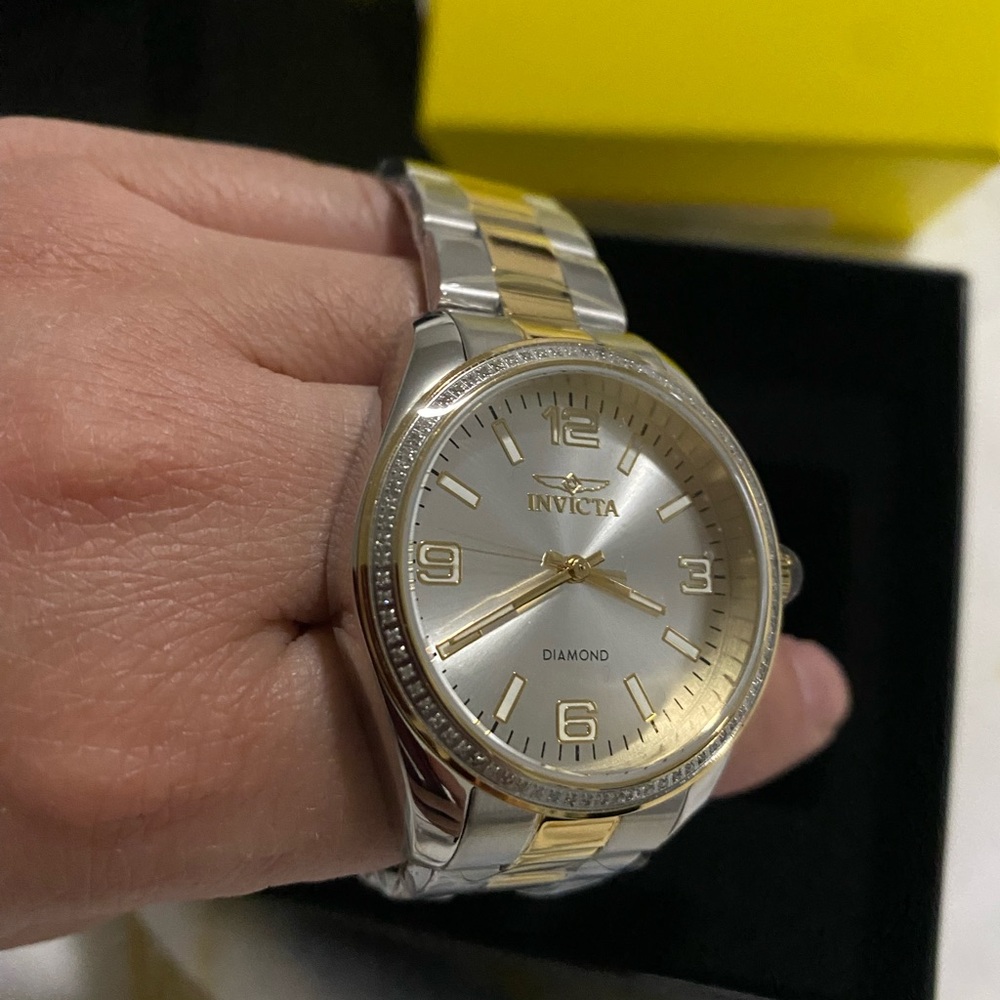 Invicta Elite Watch with .34 Carat Natural Diamond